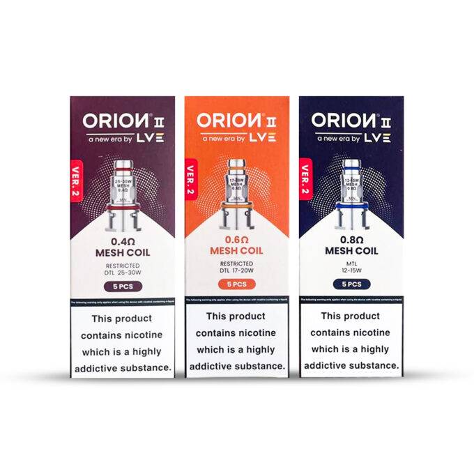 LVE : ORION II REPLACEMENT COIL (5PC)